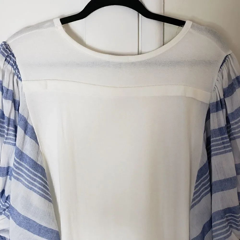 K&C Wing Sleeve High Low Blouse - Picture 6 of 7